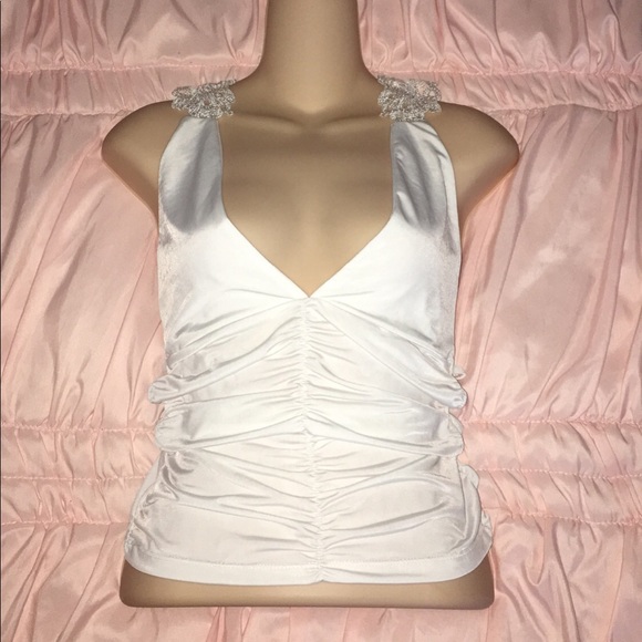 Tops - Gorgeous Lace Back Tank Top